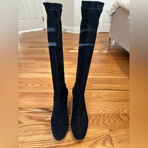 Robert Clergerie Black Over the Knee Boots